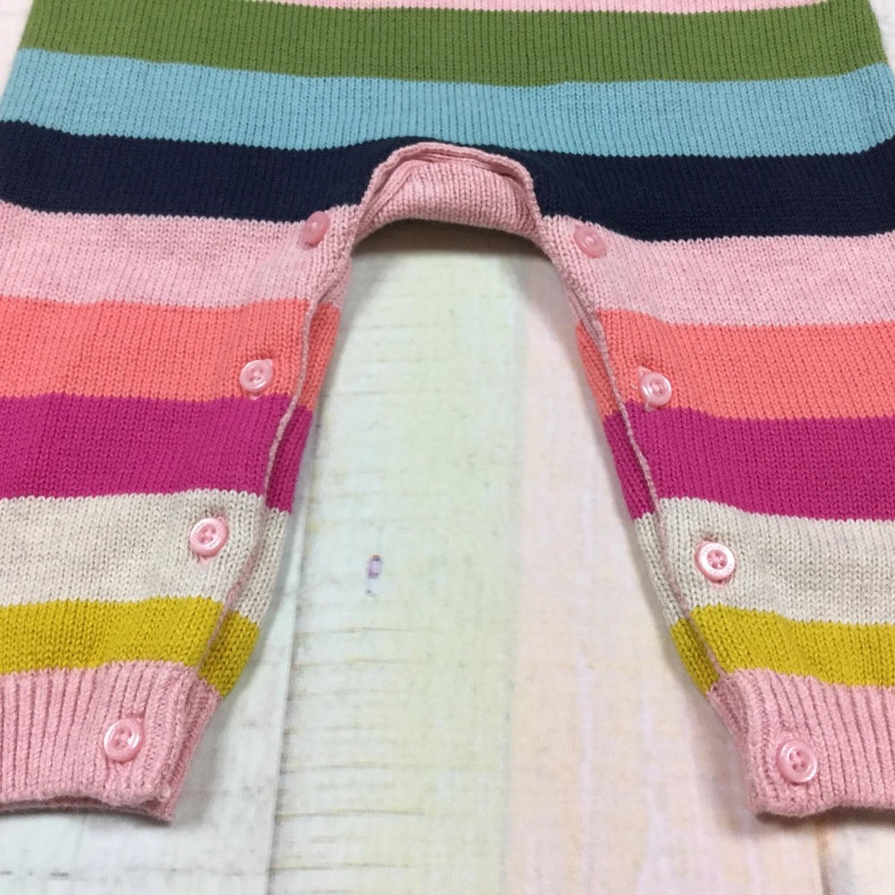 Gap Girls  6 12 18 Month Bright Sweater Romper - Picture 5 of 7